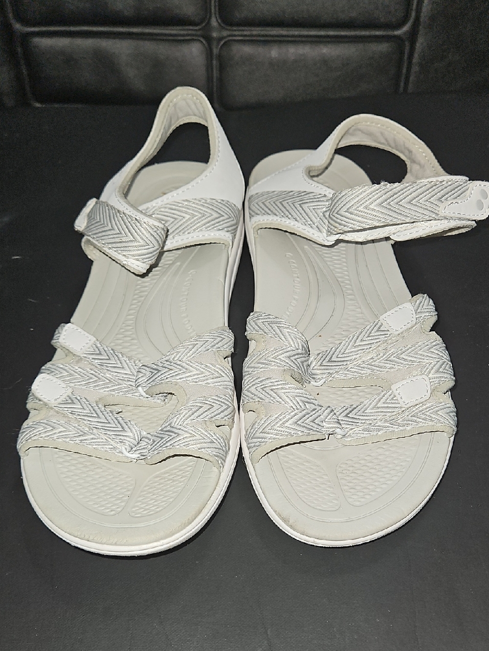 Ryka Savannah Cream Casual Slip-On Sneakers Size 8